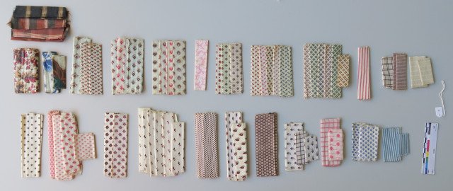 Fabrics on flat rolls