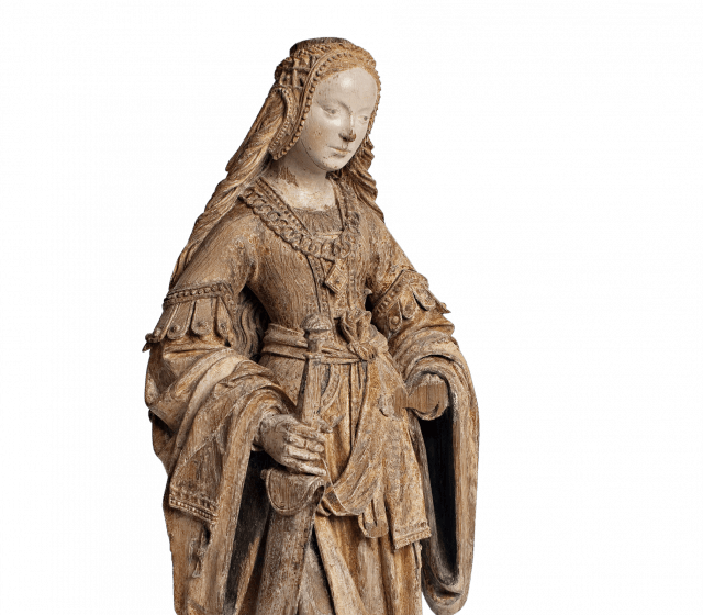 Catharina met rad en zwaard